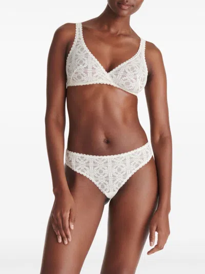 Eres Fuseau Wireless Traingle Bra In White