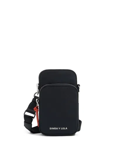 Bimba Y Lola Logo-lettering Mini Bag In Grey