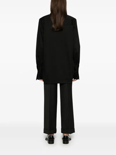 Batakovic Belgrade Stand-up Collar Shirt In Black