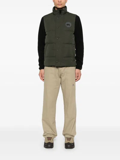 Canada Goose Garson Gilet In Green