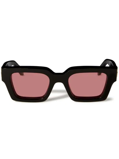 Shop Off-white Virgil Sunglasses In Black