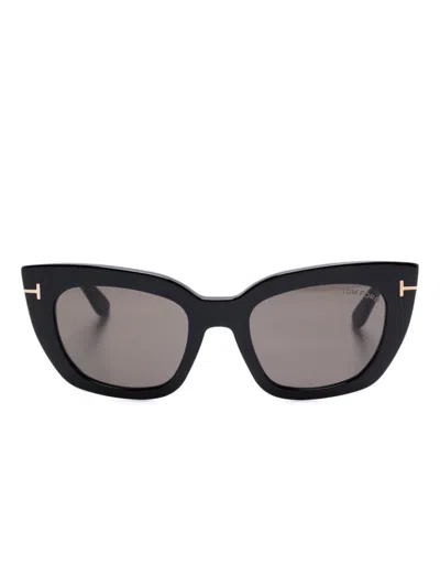 Tom Ford Phobe 56mm Square Sunglasses In Black
