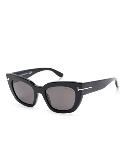 Tom Ford Phobe 56mm Square Sunglasses In Black