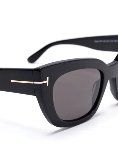 Tom Ford Phobe 56mm Square Sunglasses In Black
