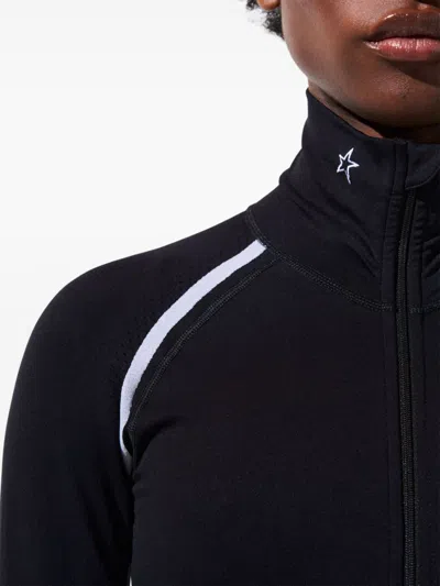 Perfect Moment Seamless Turtleneck Jumpsuit In Black