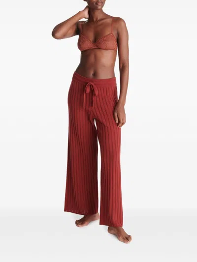 Eres Somptuex Lounge Trousers In Brown