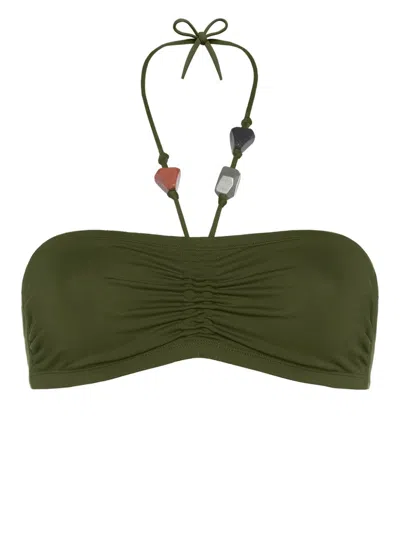 Eres Polaris Bikini Top In Green