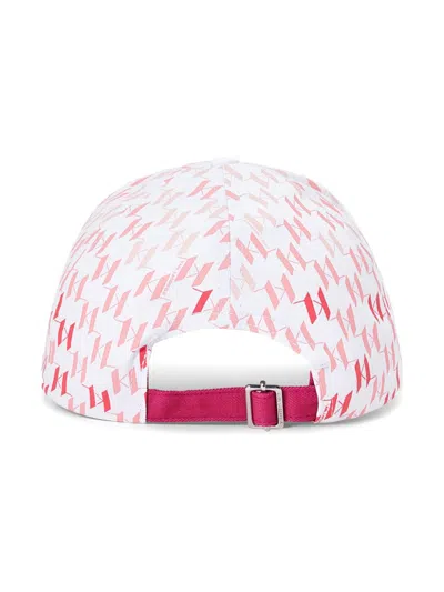 Karl Lagerfeld K/monogram Cap In White