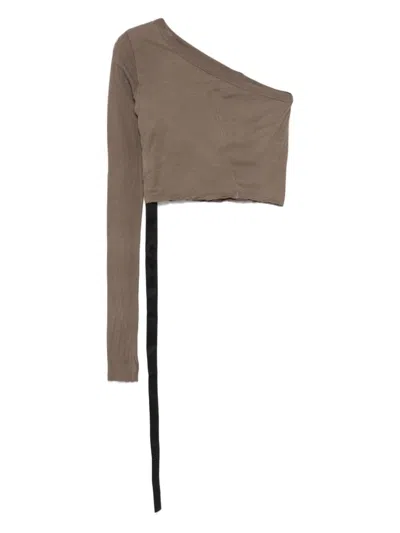 Rick Owens Drkshdw Ziggy Top In Grey