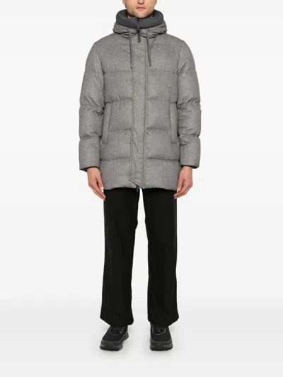 Herno Padded Coat In Grey