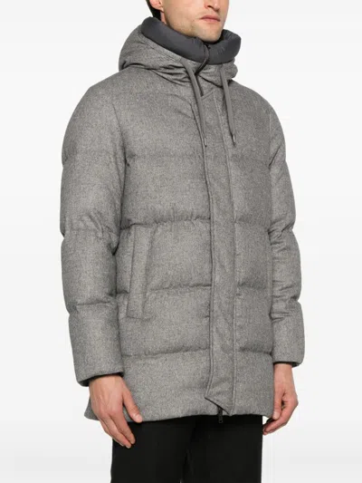 Herno Padded Coat In Grey