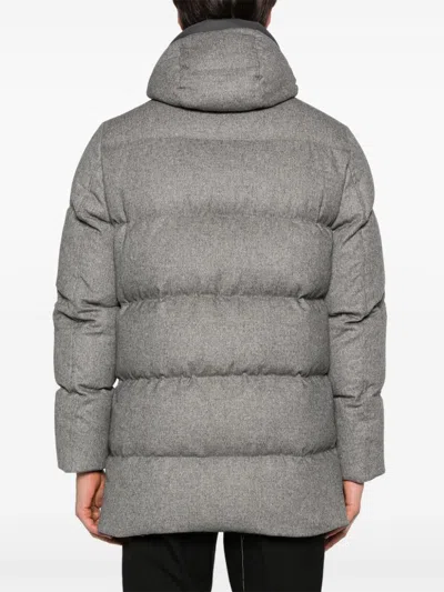 Herno Padded Coat In Grey