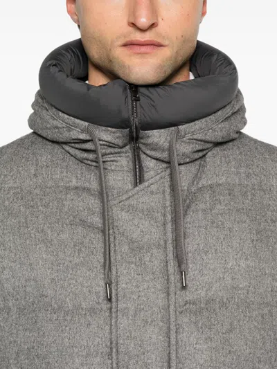 Herno Padded Coat In Grey