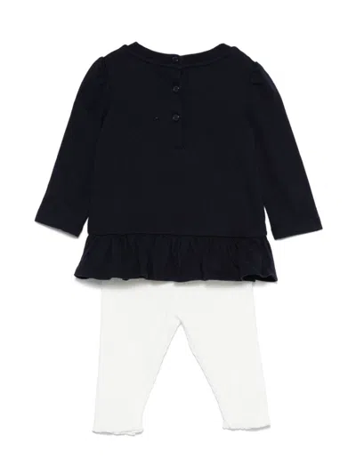 Polo Ralph Lauren Polo Bear-motif Trouser Set In Blue