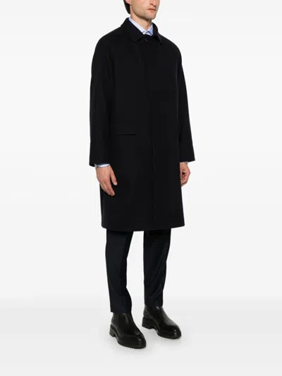 Shop Tagliatore Loyd Coat In Blue