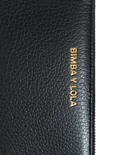 Shop Bimba Y Lola Logo-lettering Wallet In Black