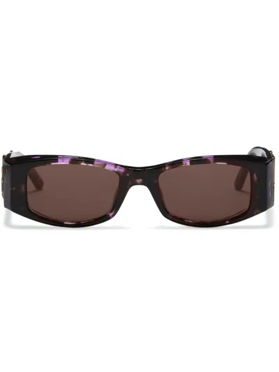 Palm Angels Eyewear Angel Sunglasses In Purple