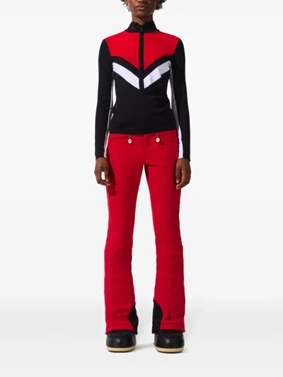Perfect Moment Jg Thermal Half-zip Top S In Black