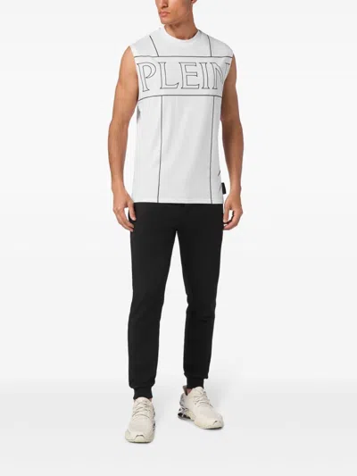 Plein Sport Logo-print T-shirt In White