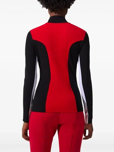 Perfect Moment Jg Thermal Half-zip Top S In Black