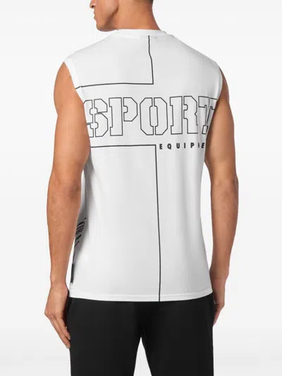 Plein Sport Logo-print T-shirt In White