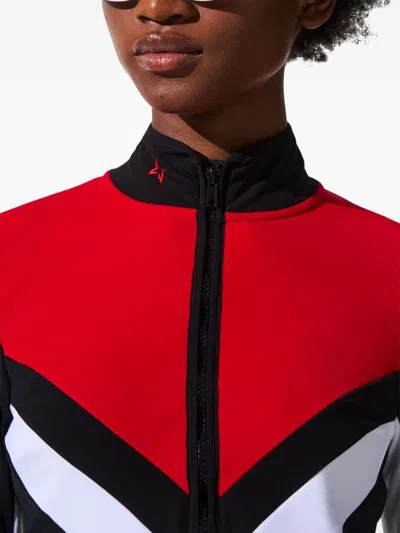 Perfect Moment Jg Thermal Half-zip Top S In Black