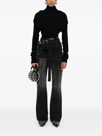 Rick Owens Women Cashmere Turtle-neck Jumper In Black