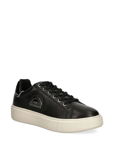 Karl Lagerfeld Maxi Kup Sneakers In Black