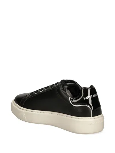 Karl Lagerfeld Maxi Kup Sneakers In Black
