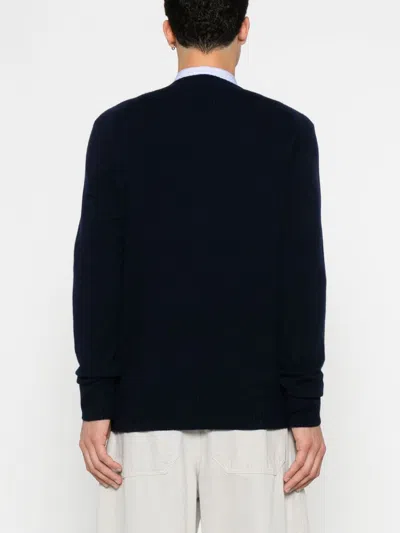 Tommy Hilfiger Wool Crew-neck Sweater In Blue
