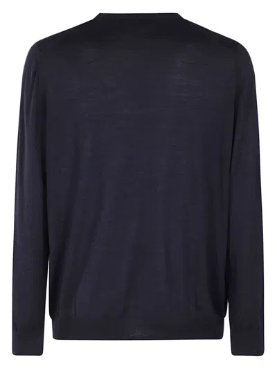 Shop Tagliatore Wool Jumper In Blue