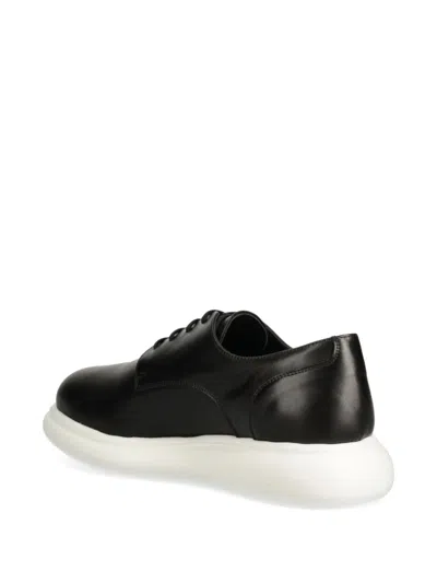 Karl Lagerfeld Lace Up Derby Shoes In Black