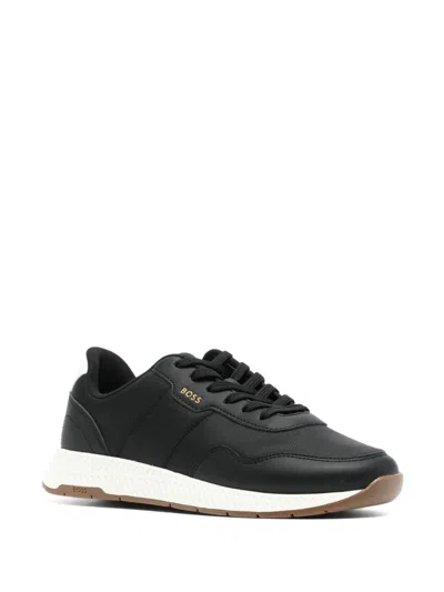 Hugo Boss Low-top Sneakers In Black