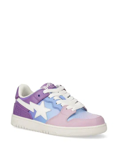 Shop A Bathing Ape Sk8 Sta #1 Sneakers In Purple