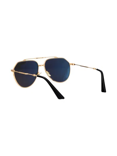 Dolce & Gabbana Pilot-frame Sunglasses In Gold