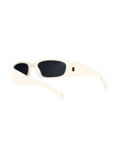 Shop Prada Shield Sunglasses In White