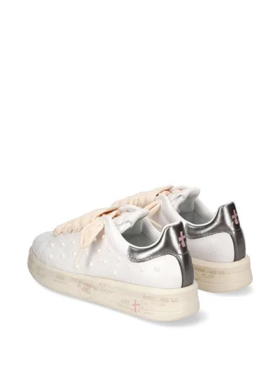 Shop Premiata Belle Sneakers In White