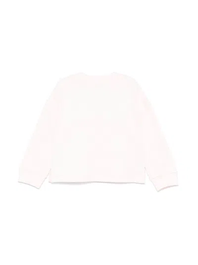 Shop Patachou Floral-print Sweatshirt In Pink