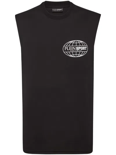 Plein Sport Logo-print T-shirt In Black