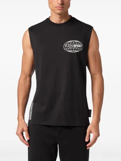 Plein Sport Logo-print T-shirt In Black