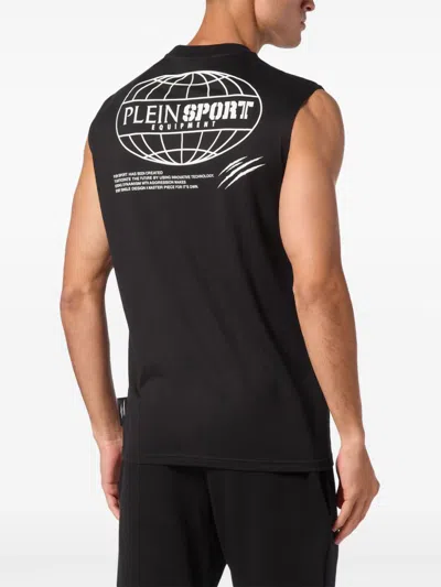 Plein Sport Logo-print T-shirt In Black