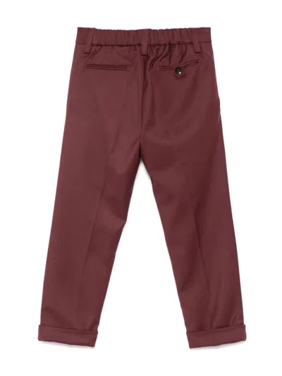 Siola Pleat-detail Trousers In Red