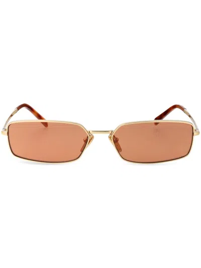 Prada Pr A60s Gold Sunglasses In Gold