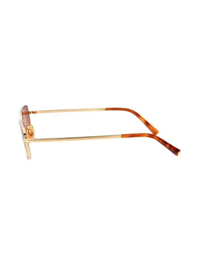 Prada Pr A60s Gold Sunglasses In Gold