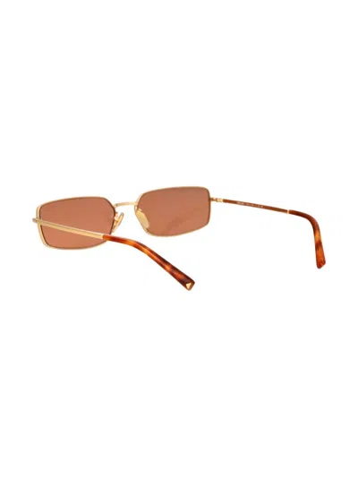 Prada Pr A60s Gold Sunglasses In Gold