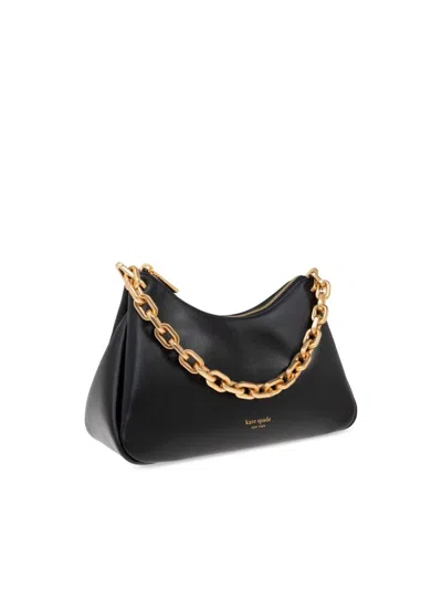 Kate Spade New York Grace Chain Leather Shoulder Bag In Black