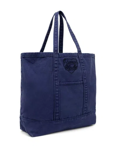 Shop Human Made Garment Dyed Tote Bag In Blue