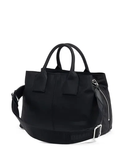 Bimba Y Lola Large Zip-pocket Tote Bag In Black