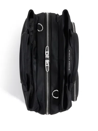 Bimba Y Lola Large Zip-pocket Tote Bag In Black