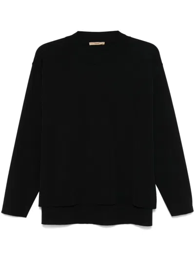 Shop Nuur Merino-wool Sweater In Black